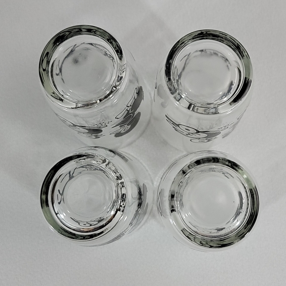 (4) Mid Century Swanky Swigs Childrens Juice Glasses - Rocking Horse Duck - Picture 7 of 16